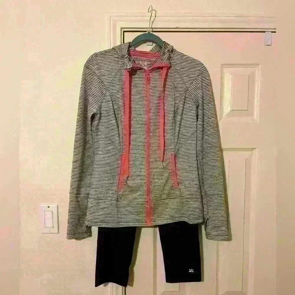 Lukka zip up light weight hoodie with matching leggings